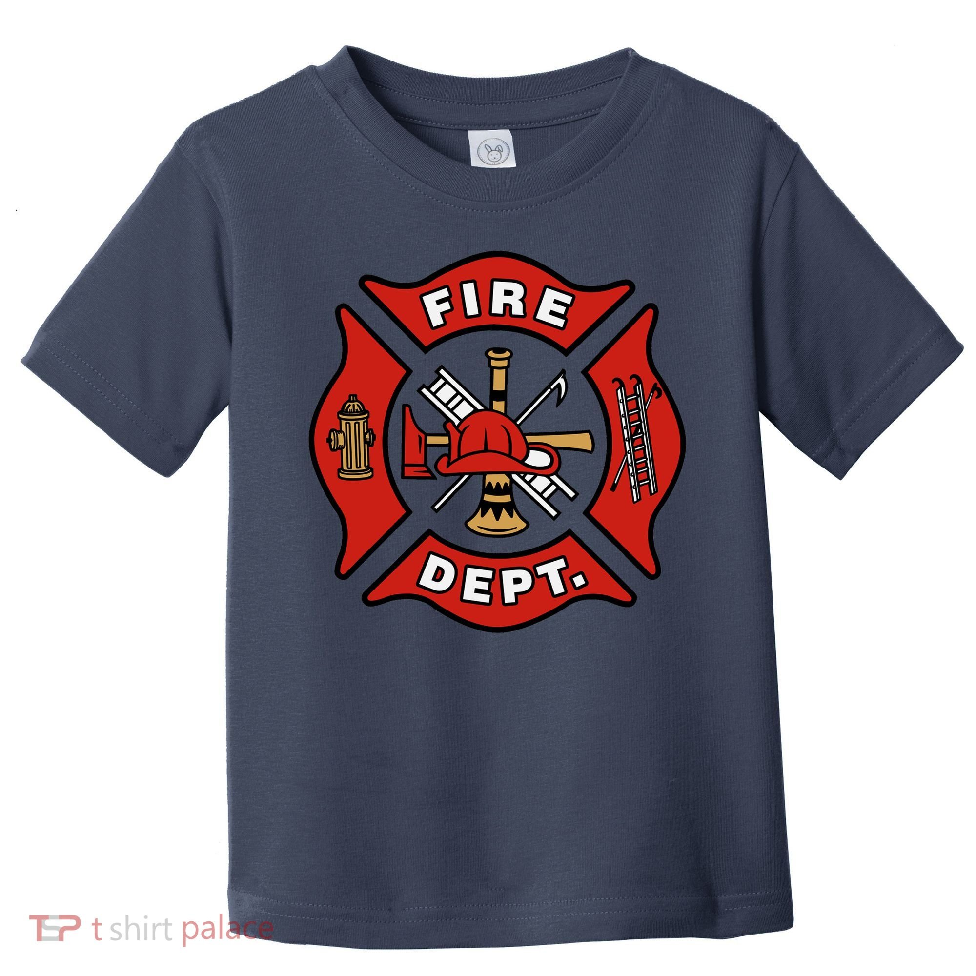 9/11 Fire Department Pocket Logo FDNY 20TH Anniversary Back & Front Toddler T-Shirt