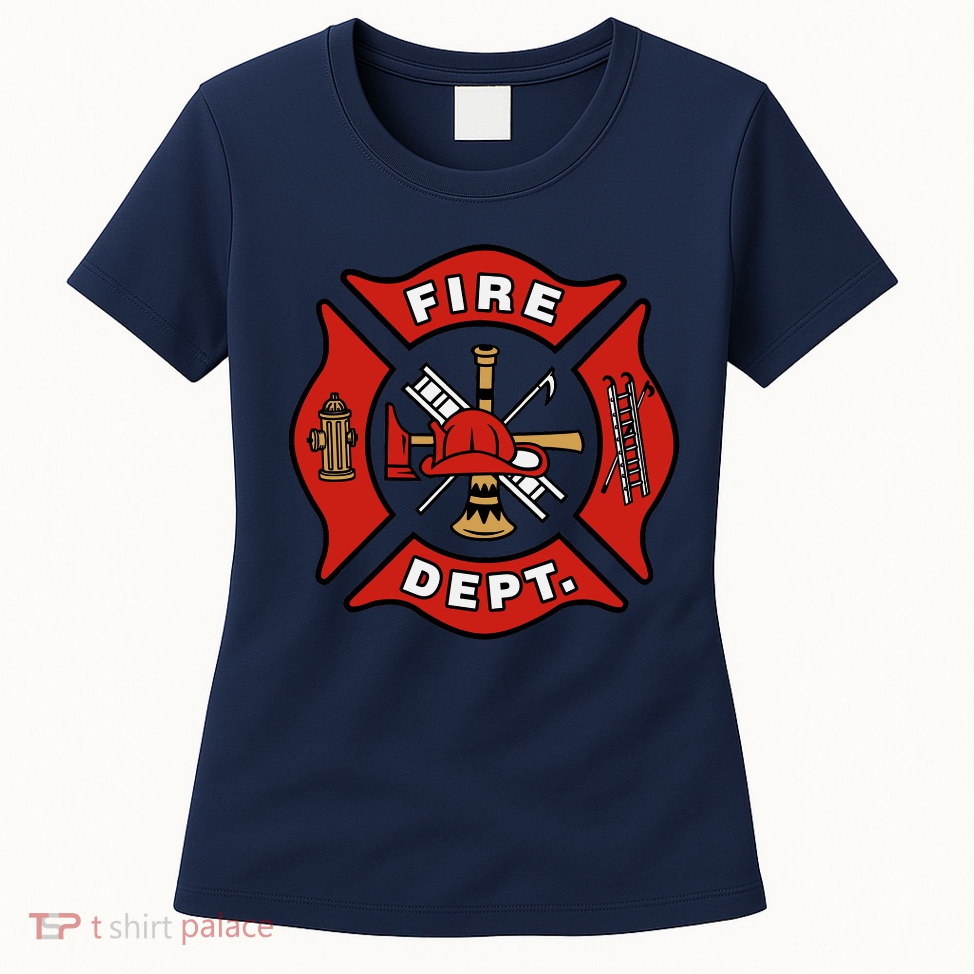 9/11 Fire Department Pocket Logo FDNY 20TH Anniversary Back & Front Women's T-Shirt