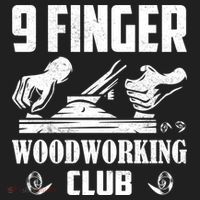 9 Finger Woodworking Club Woodworker Carpenter Gift Beanie thumb 2