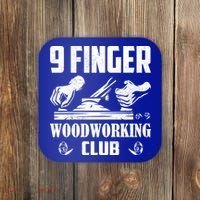 9 Finger Woodworking Club Woodworker Carpenter Gift Coaster thumb 0