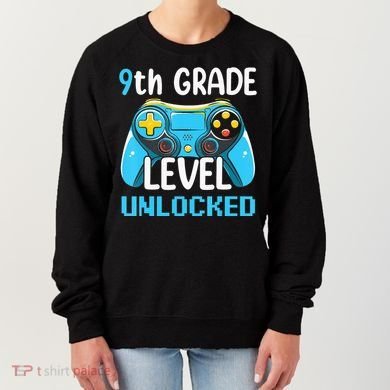 9Th Grade Level Unlocked Back To School Gamer Women's Sweatshirt