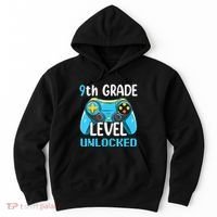 9Th Grade Level Unlocked Back To School Gamer Hoodie thumb 0