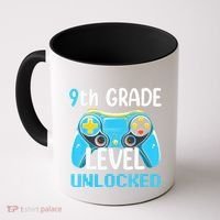 9Th Grade Level Unlocked Back To School Gamer Coffee Mug thumb 0
