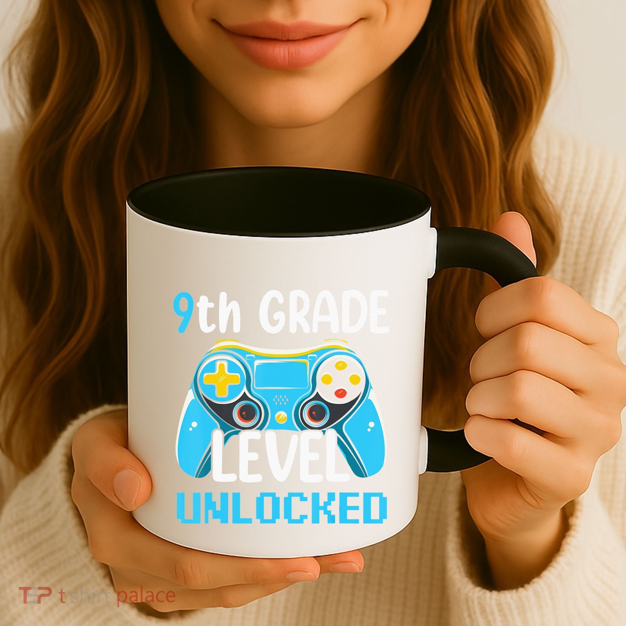 9Th Grade Level Unlocked Back To School Gamer Coffee Mug