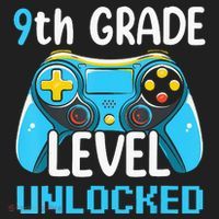 9Th Grade Level Unlocked Back To School Gamer Beanie thumb 2