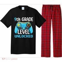 9Th Grade Level Unlocked Back To School Gamer Pajama Set thumb 0