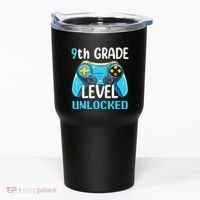 9Th Grade Level Unlocked Back To School Gamer Tumbler thumb 0