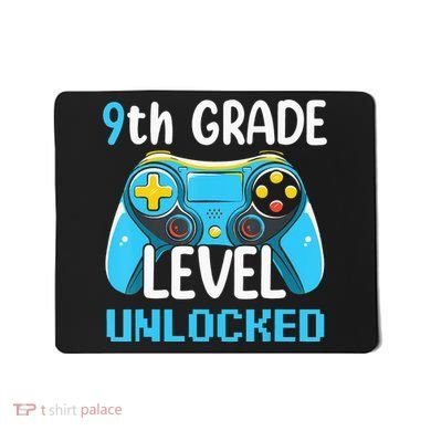 9Th Grade Level Unlocked Back To School Gamer Mousepad