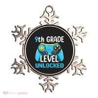9Th Grade Level Unlocked Back To School Gamer Ornament thumb 0