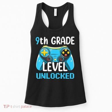 9Th Grade Level Unlocked Back To School Gamer Women's Tank Top