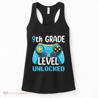 9Th Grade Level Unlocked Back To School Gamer Women's Tank Top thumb 0