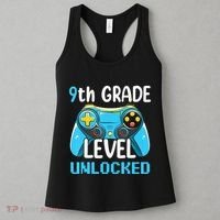 9Th Grade Level Unlocked Back To School Gamer Women's Tank Top thumb 3
