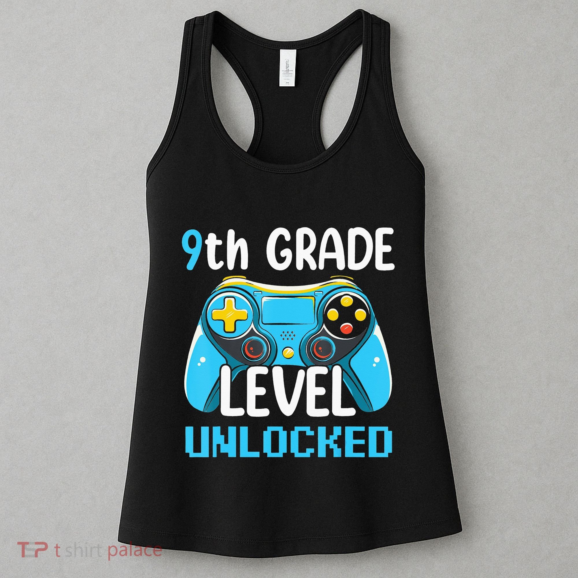 9Th Grade Level Unlocked Back To School Gamer Women's Tank Top