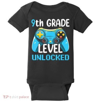 9Th Grade Level Unlocked Back To School Gamer Baby Bodysuit