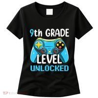 9Th Grade Level Unlocked Back To School Gamer Women's T-Shirt thumb 0
