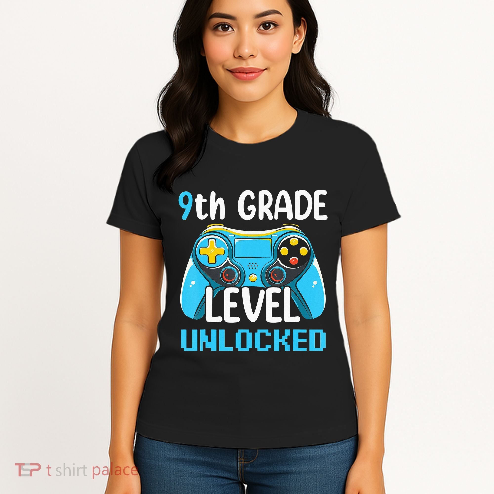 9Th Grade Level Unlocked Back To School Gamer Women's T-Shirt