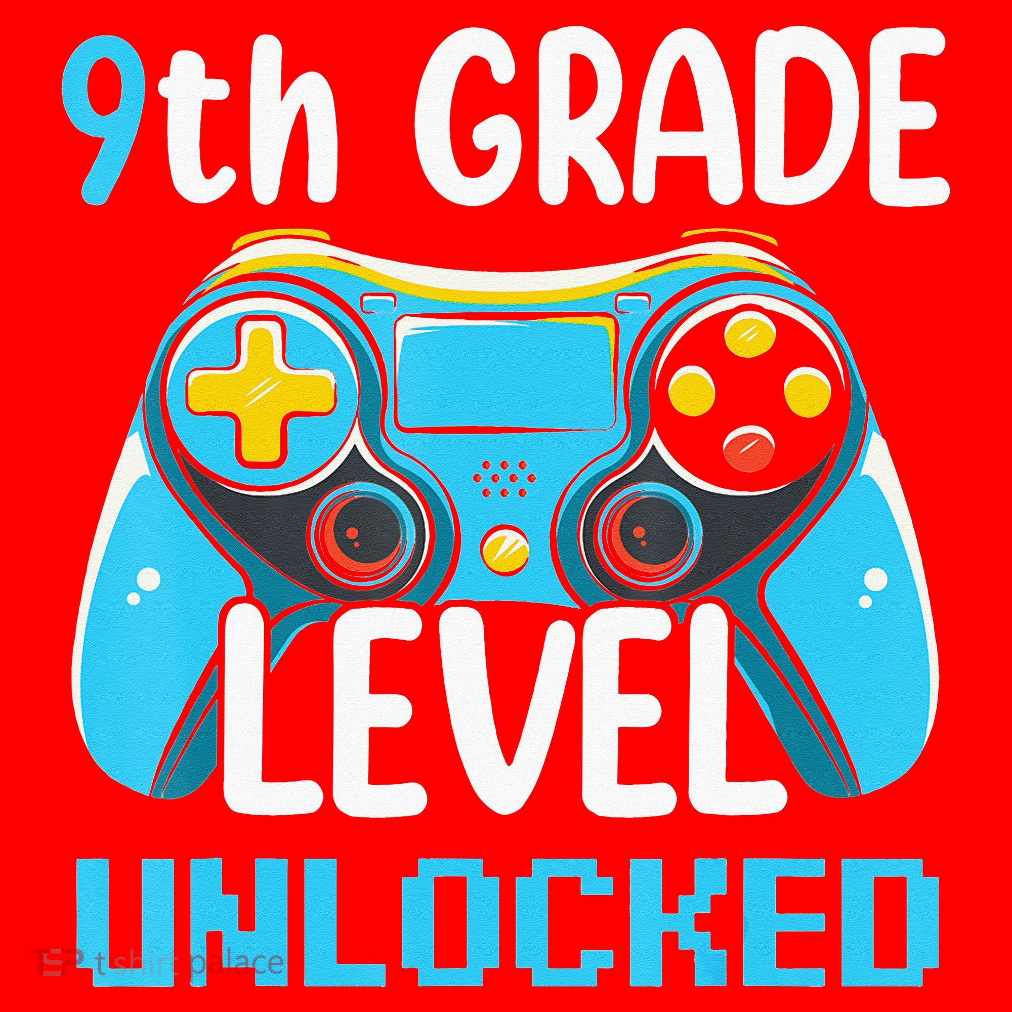 9Th Grade Level Unlocked Back To School Gamer Santa Hat