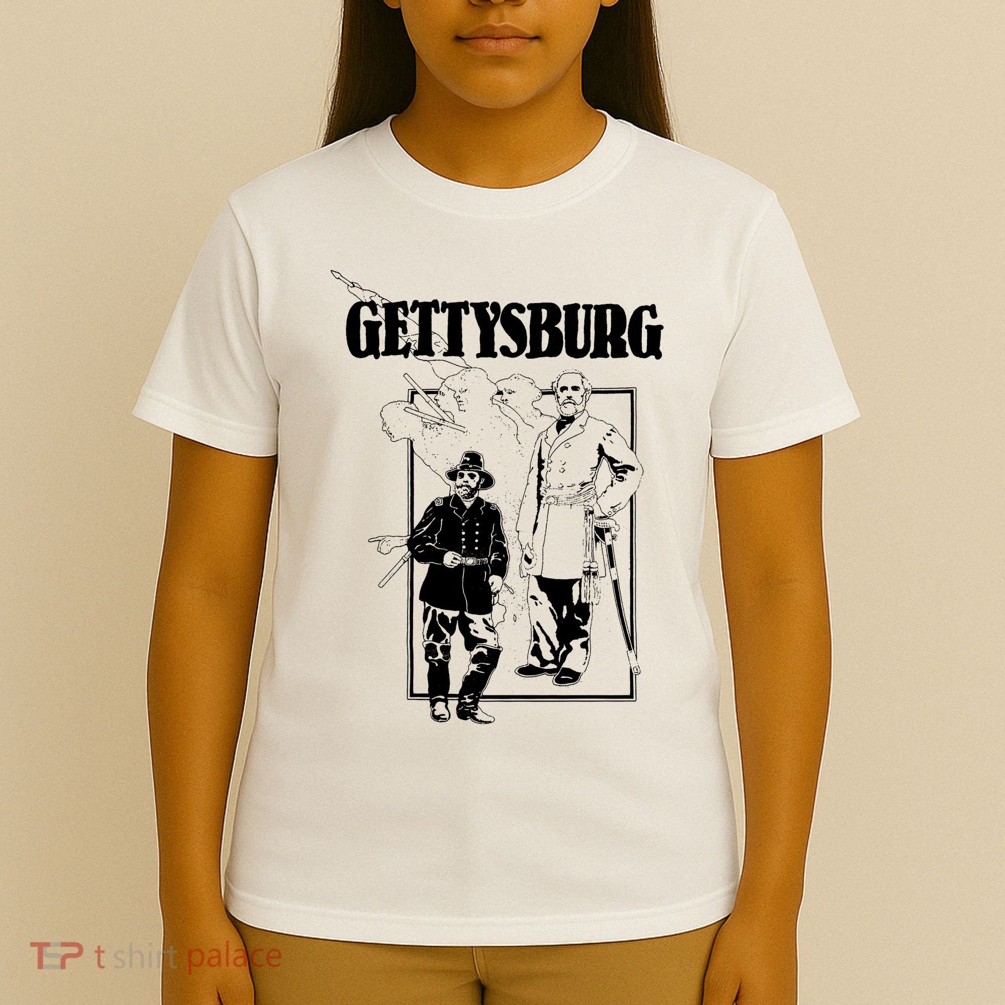 90s Gettysburg Pennsylvania Civil War General Grant T-Shirt