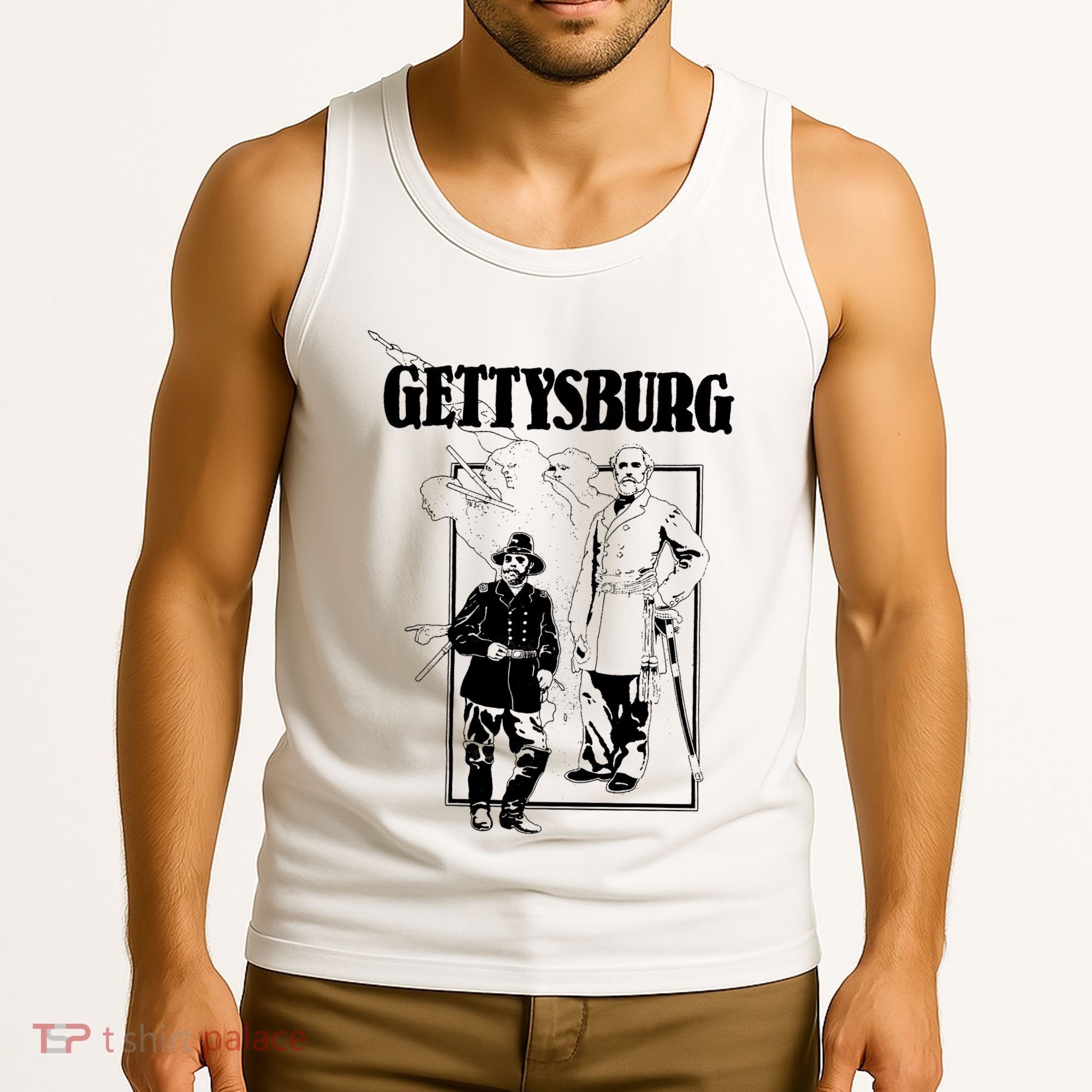 90s Gettysburg Pennsylvania Civil War General Grant Tank Top