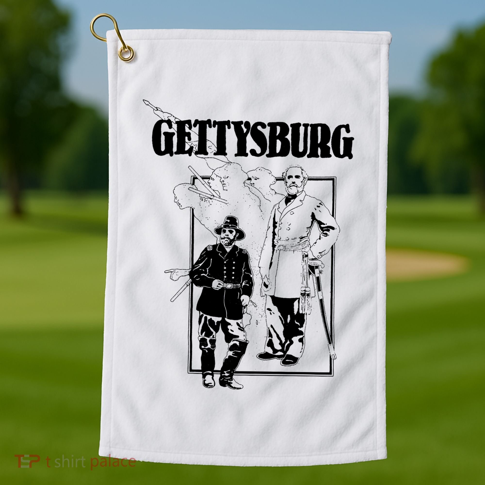 90s Gettysburg Pennsylvania Civil War General Grant Golf Towel