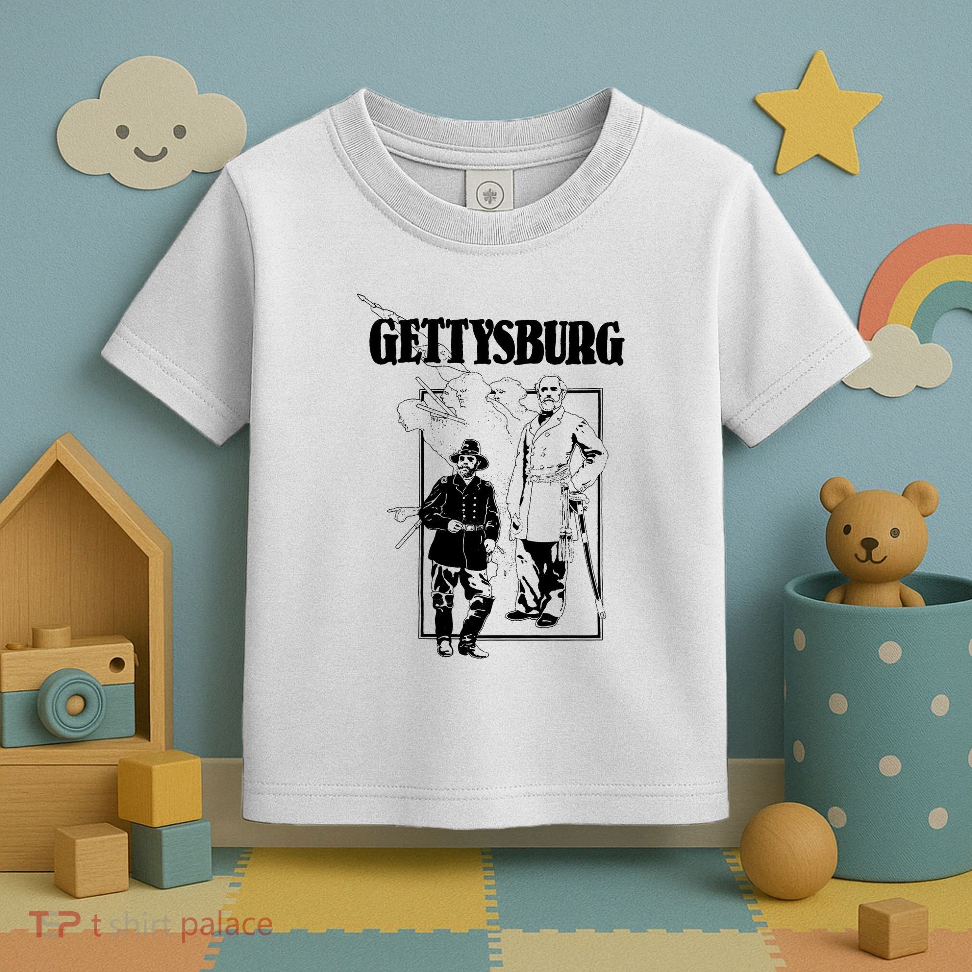 90s Gettysburg Pennsylvania Civil War General Grant Toddler T-Shirt