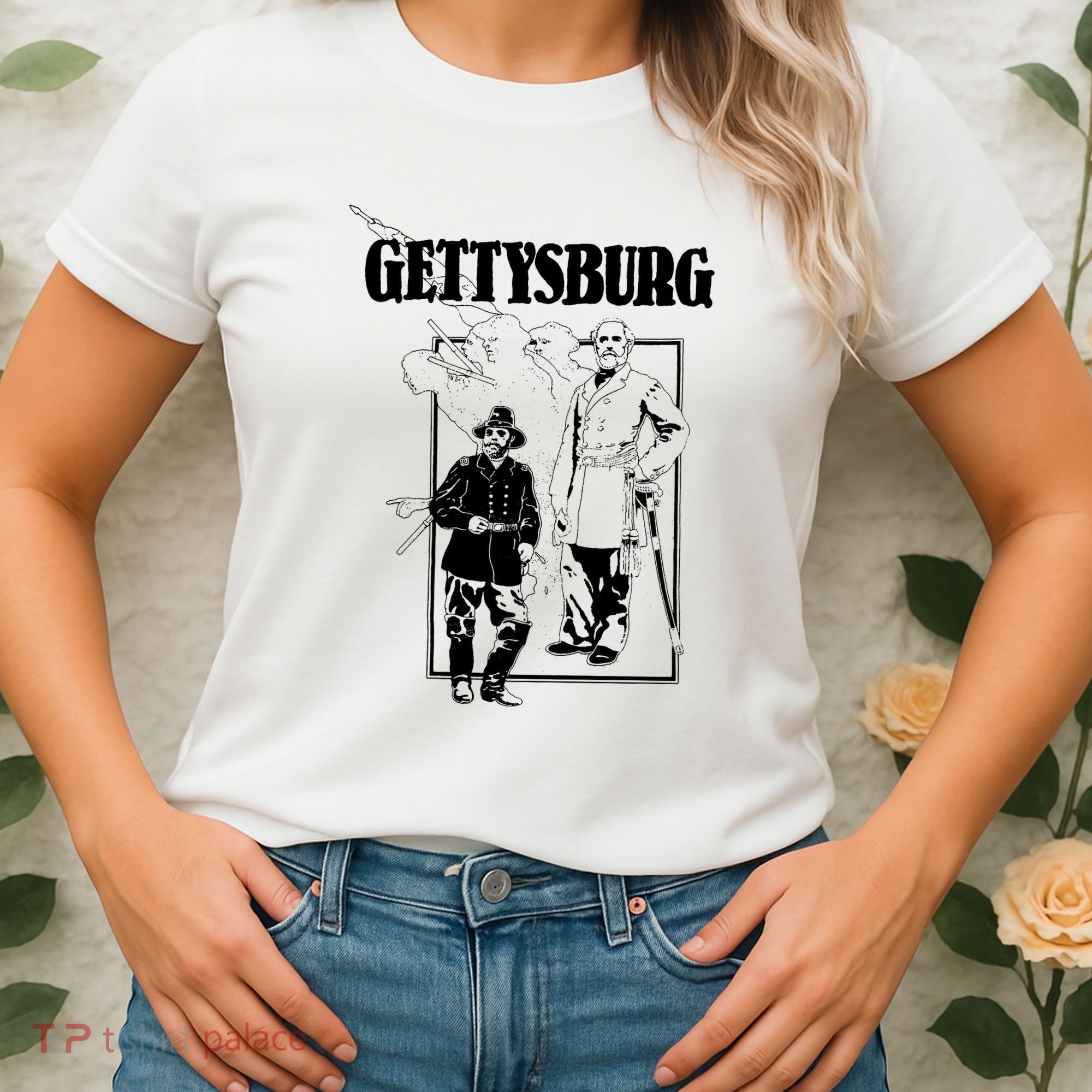 90s Gettysburg Pennsylvania Civil War General Grant Women's T-Shirt