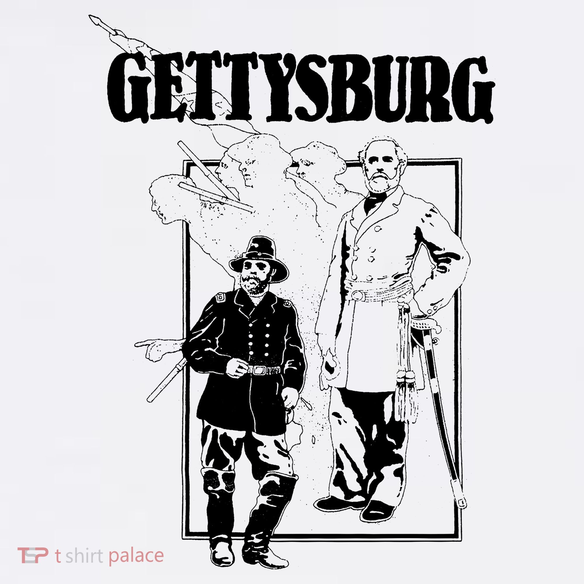 90s Gettysburg Pennsylvania Civil War General Grant Women's T-Shirt