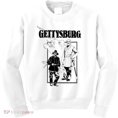 90s Gettysburg Pennsylvania Civil War General Grant Kids Sweatshirt