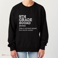 9th Grade Squad Back To School Gift Teacher Ninth Grade Team Gift Women's Sweatshirt thumb 0