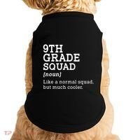 9th Grade Squad Back To School Gift Teacher Ninth Grade Team Gift Doggie Tank thumb 0