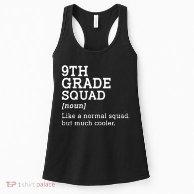 9th Grade Squad Back To School Gift Teacher Ninth Grade Team Gift Women's Tank Top