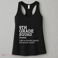 9th Grade Squad Back To School Gift Teacher Ninth Grade Team Gift Women's Tank Top thumb 3