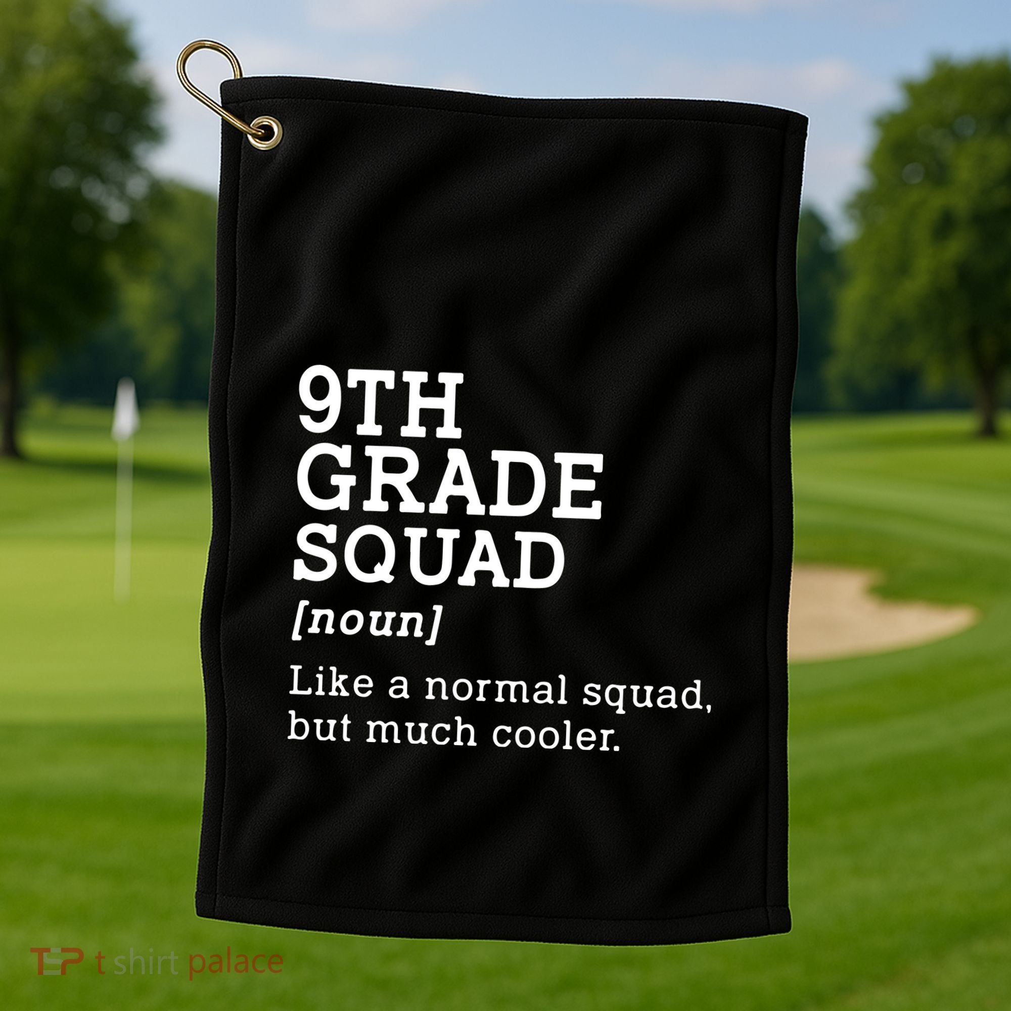 9th Grade Squad Back To School Gift Teacher Ninth Grade Team Gift Golf Towel
