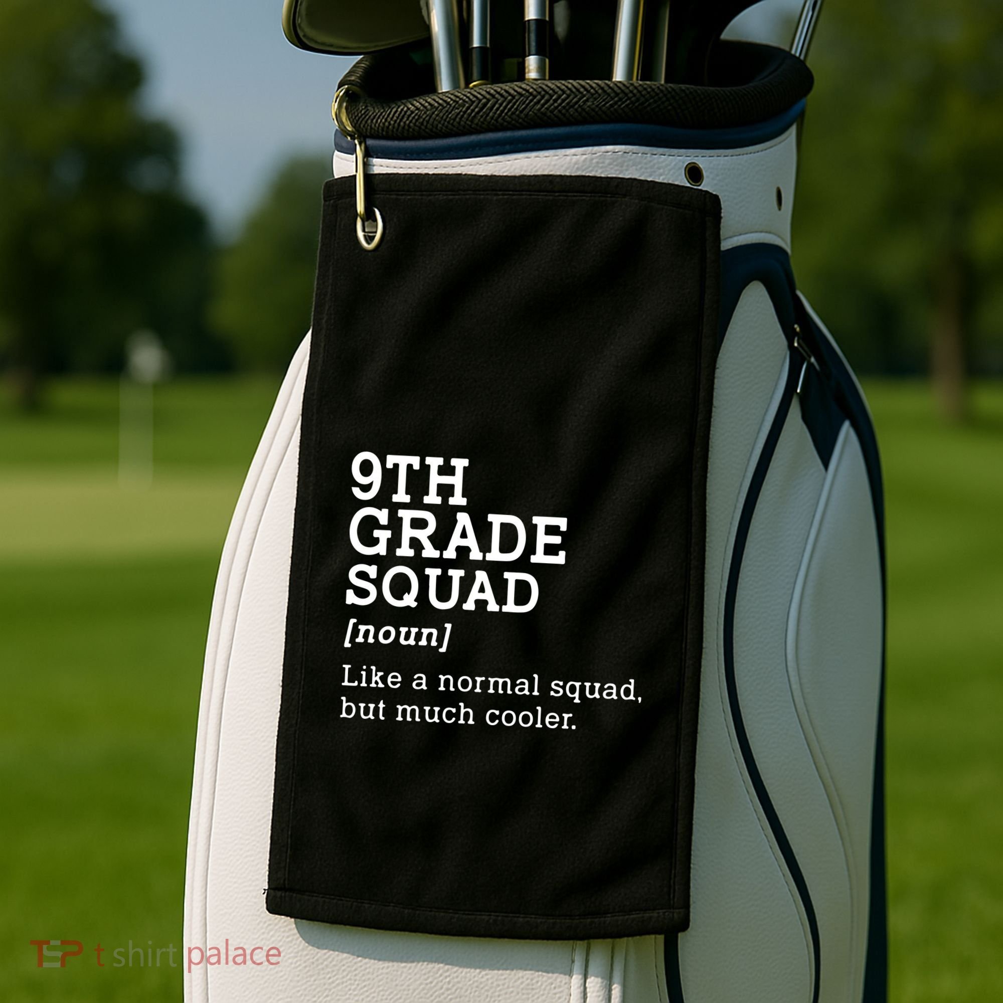 9th Grade Squad Back To School Gift Teacher Ninth Grade Team Gift Golf Towel