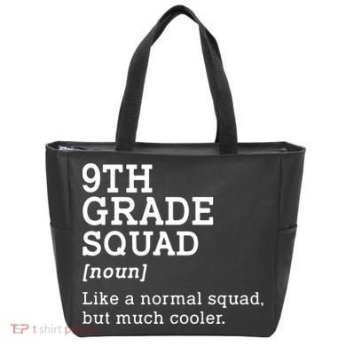 9th Grade Squad Back To School Gift Teacher Ninth Grade Team Gift Tote Bag