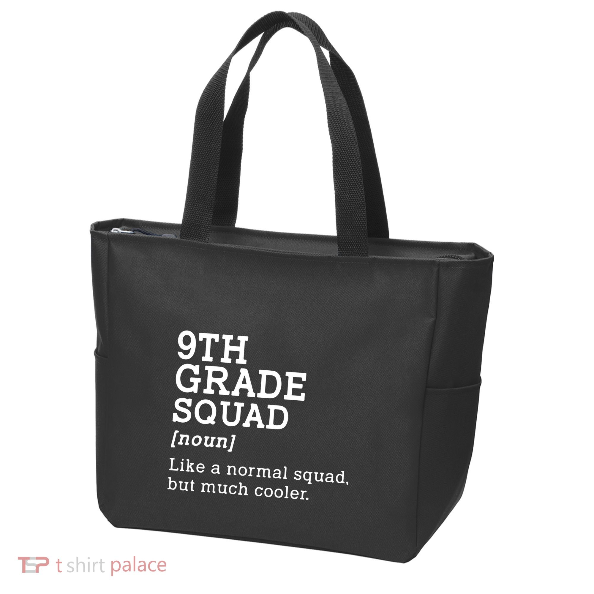 9th Grade Squad Back To School Gift Teacher Ninth Grade Team Gift Tote Bag