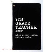 9th Grade Teacher Back To School Idea For Ninth Grade Teacher Gift Golf Towel thumb 0