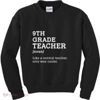 9th Grade Teacher Back To School Idea For Ninth Grade Teacher Gift Kids Sweatshirt thumb 0