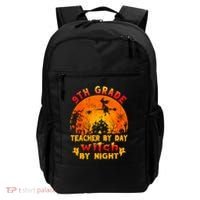 9Th Grade Teacher By Day Witch By Night Costume Halloween Gift Backpack thumb 0