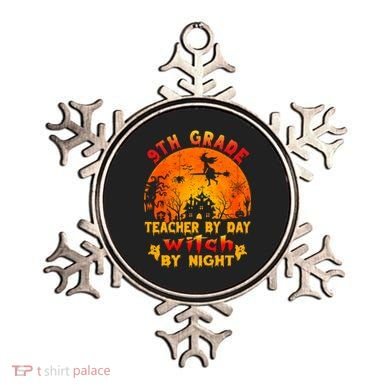 9Th Grade Teacher By Day Witch By Night Costume Halloween Gift Ornament