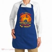 9Th Grade Teacher By Day Witch By Night Costume Halloween Gift Apron thumb 2