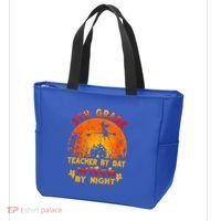 9Th Grade Teacher By Day Witch By Night Costume Halloween Gift Tote Bag thumb 3