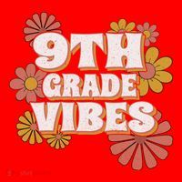 9Th Grade Vibes Gift Ninth Grade Retro Floral Teachers Gift Santa Hat thumb 1