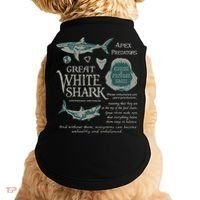 90S Great White Shark Doggie Tank thumb 0