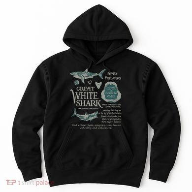 90S Great White Shark Hoodie