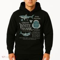 90S Great White Shark Hoodie thumb 2