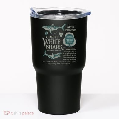 90S Great White Shark Tumbler