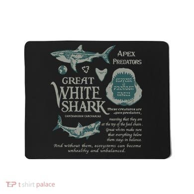 90S Great White Shark Mousepad