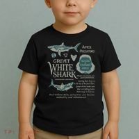 90S Great White Shark Toddler T-Shirt thumb 2
