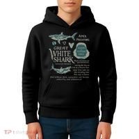 90S Great White Shark Kids Hoodie thumb 4